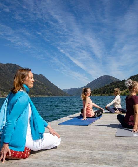 Yogatage direkt am Weissensee