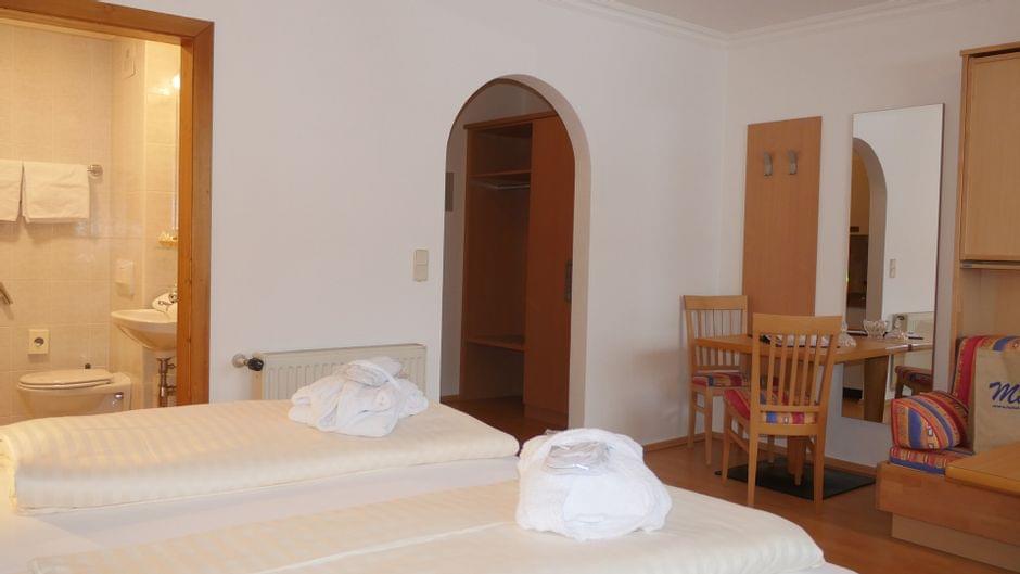 Familiendoppelzimmer im 4 Sterne Hotel Lacus