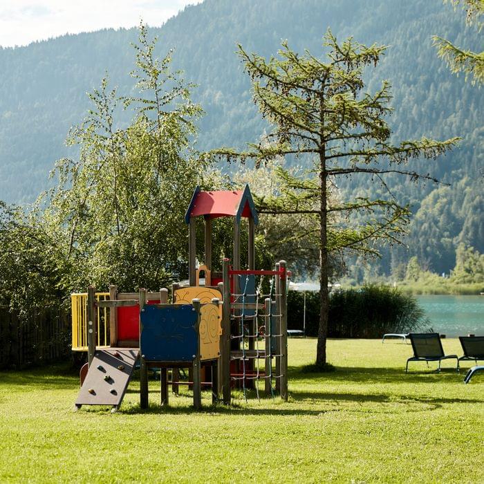 Spielplatz am Weissensee im Hotel Lacus