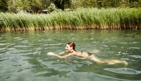 Schwimmen am Weissensee