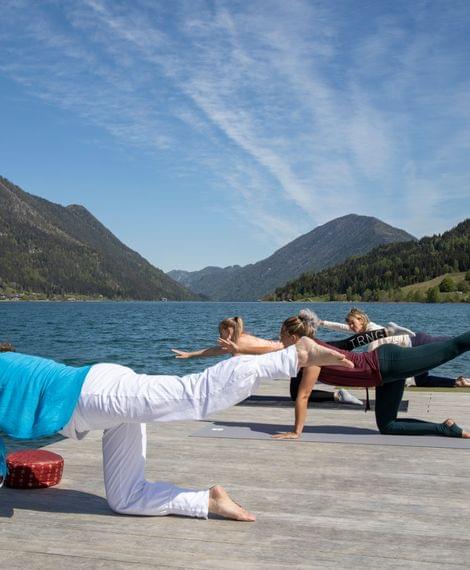 Yoga direkt am Weissensee
