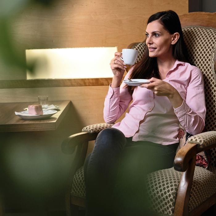 Nachmittagskaffee und Kuchen im Lacus