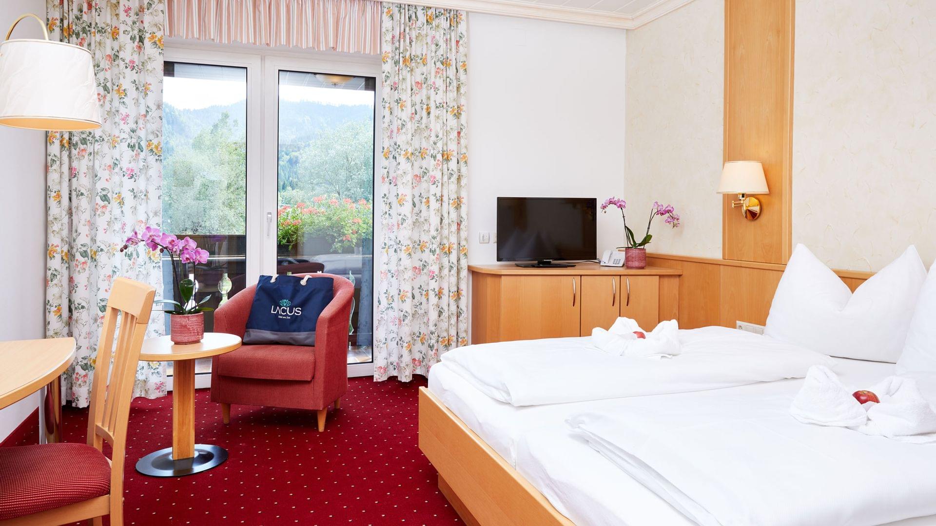Doppelzimmer im Hotel Lacus am Weissensee