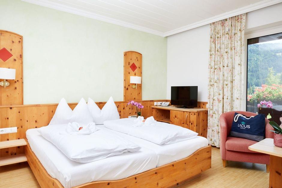Doppelzimmer im 4 Sterne Hotel Lacus