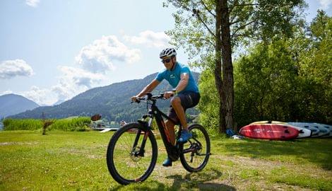 Biken am Weissensee in Kärnten