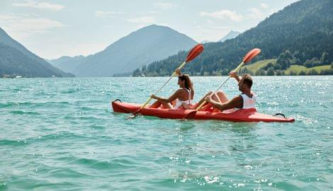 Kajakfahren am Weissensee