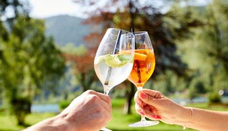 Erfrischende Sommergetränke auf der Terrasse