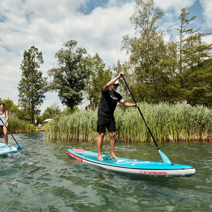 Stand Up Paddeln im Hotel Lacus