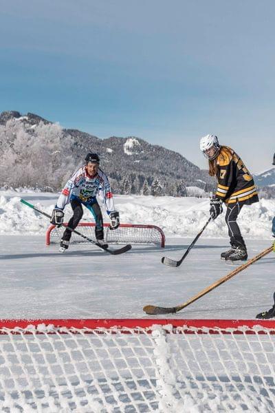 Eishockey am Weissensee