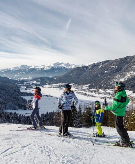 Skifahren in Weissensee