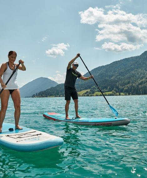 Stand up Paddling am Weissensee