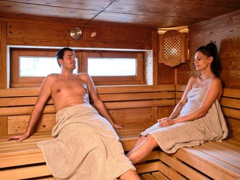 Sauna im 4 Sterne Hotel Lacus